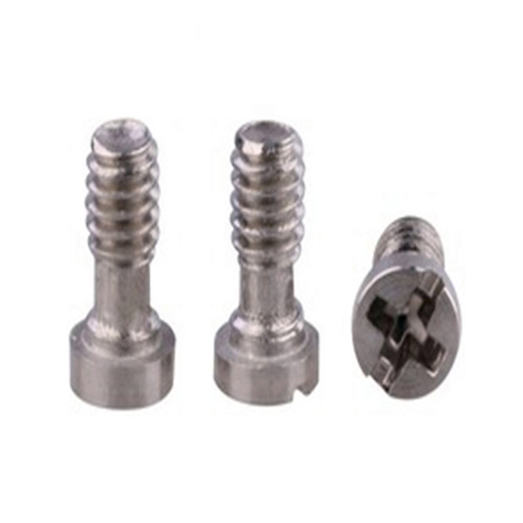 M1.4X3.2 Cross cup half thread micro screw for mobile phone