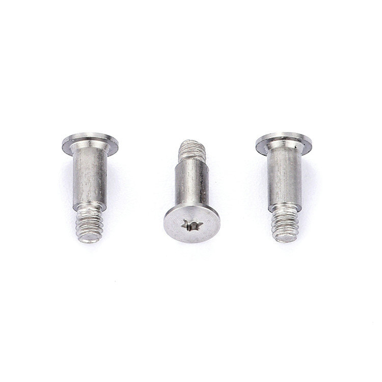 Stainless-steel-flat-head-6-Lobe-CD-pattern-step-screw-for-NOKIA