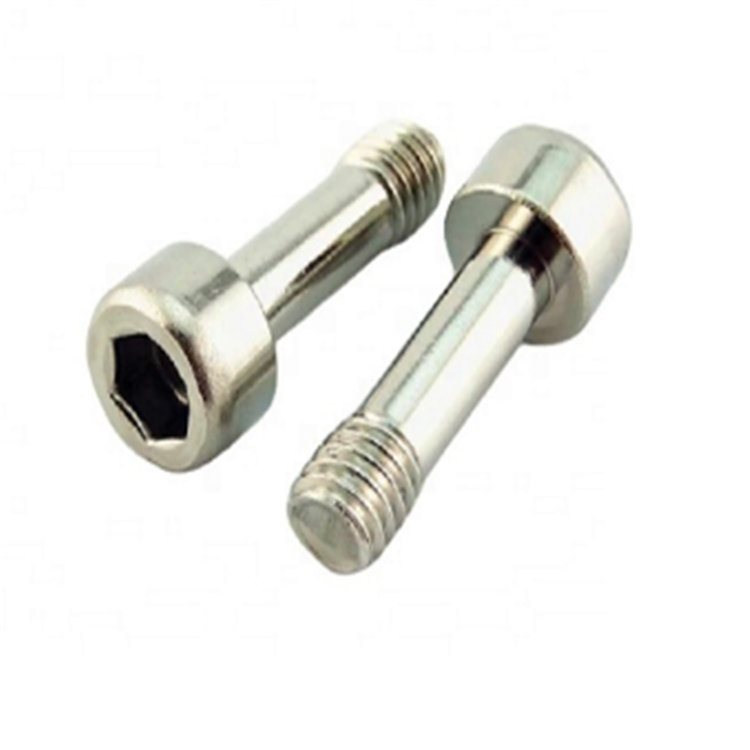 Custom DIN912 m4 hex socket cup head reduced shank captive panel screw