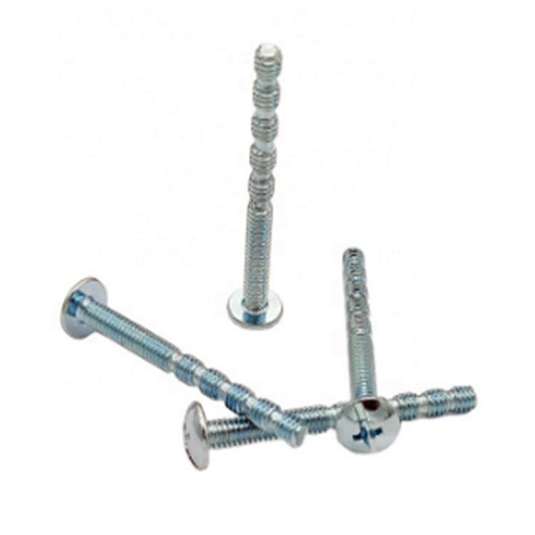 Custom M4 pan head cross recessed bamboo shaped screw for door handle