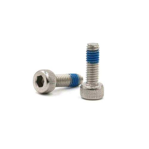 Hex socket fillister head micro screw with Nylon patch