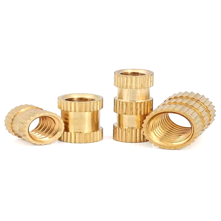 Customized brass inserts injection molded for plastic 