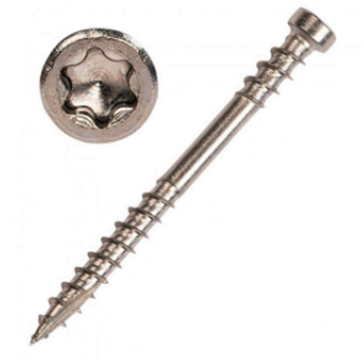 Custom Flat head torx double thread Type 17 composite deck screw