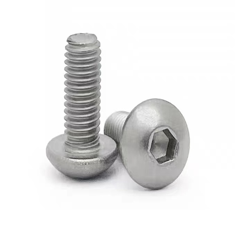 M2 titanium pan head hexagon socket machine thread screw 
