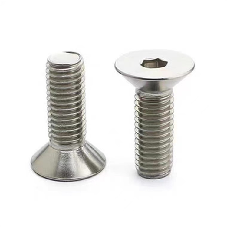 Stainless steel countersunk head m1 allen screw for furniture 