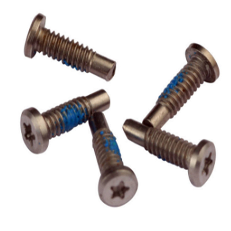 Stainless steel m1 thread locked CD line pentagon screw for iPhone