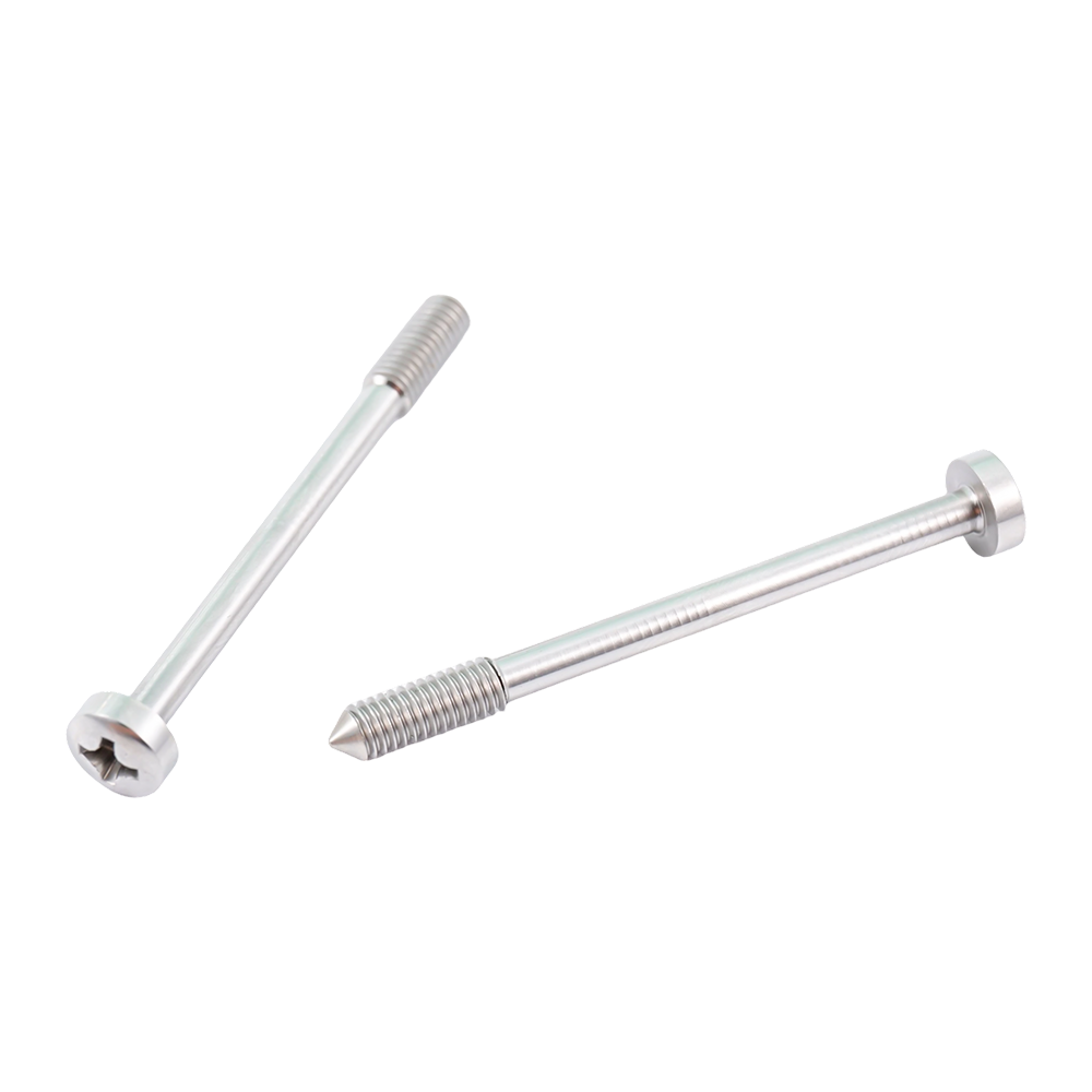 Customized low cup head long thread captive panel screws Customized low cup head long thread captive panel screws