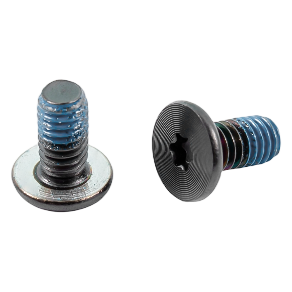 Black PVD flat head CD pattern anti loose screws