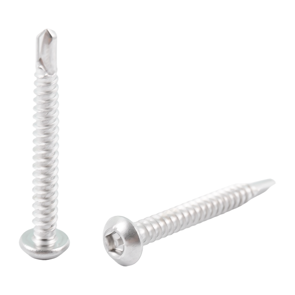 Customized button head carbon steel stainless steel metal frame screws