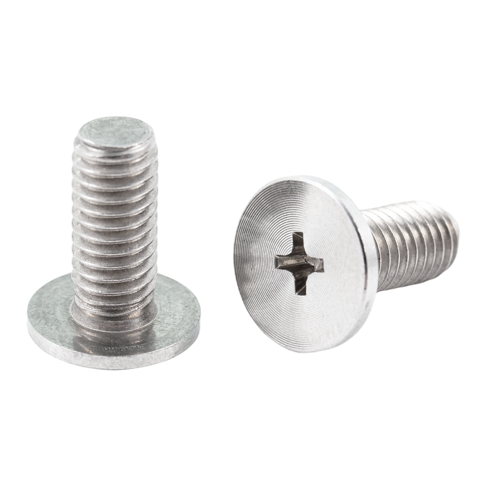 Customized flat head stainless steel aluminum CD pattern screws
