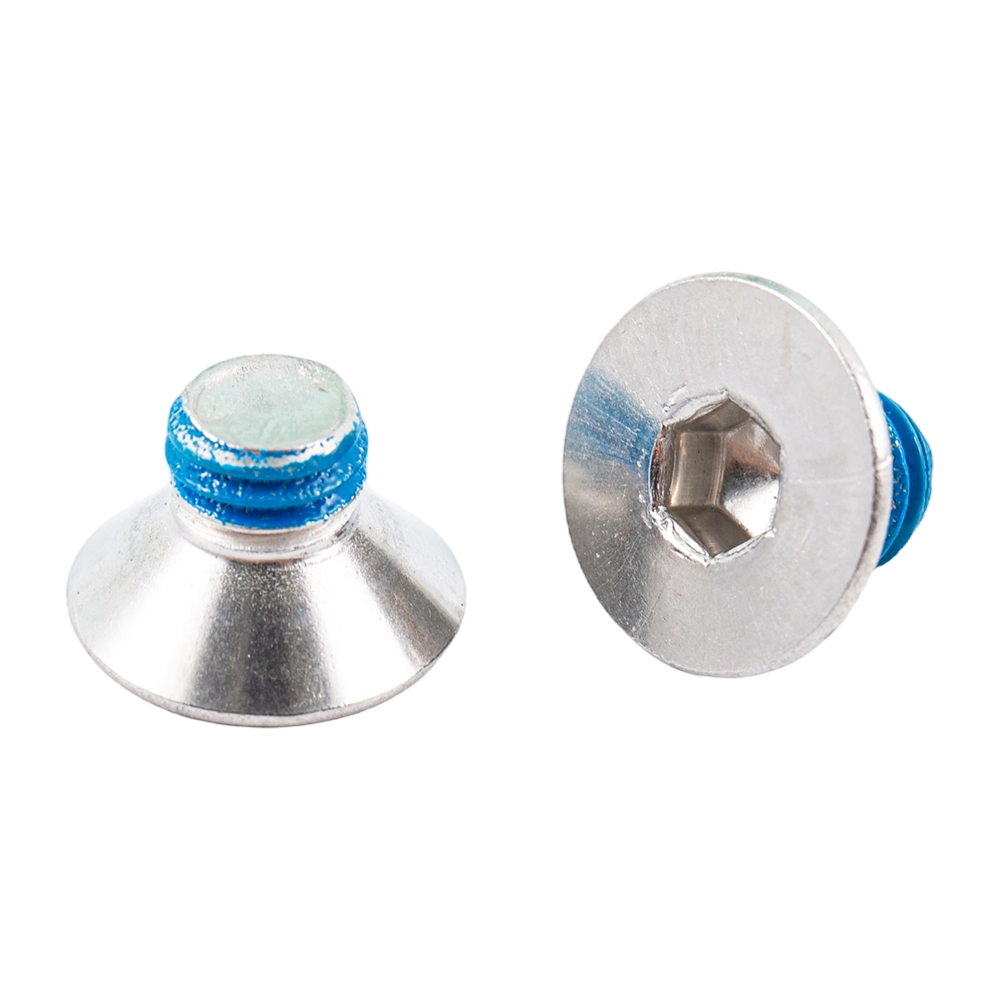 Hot selling countersunk head stainless steel nylon patch screws