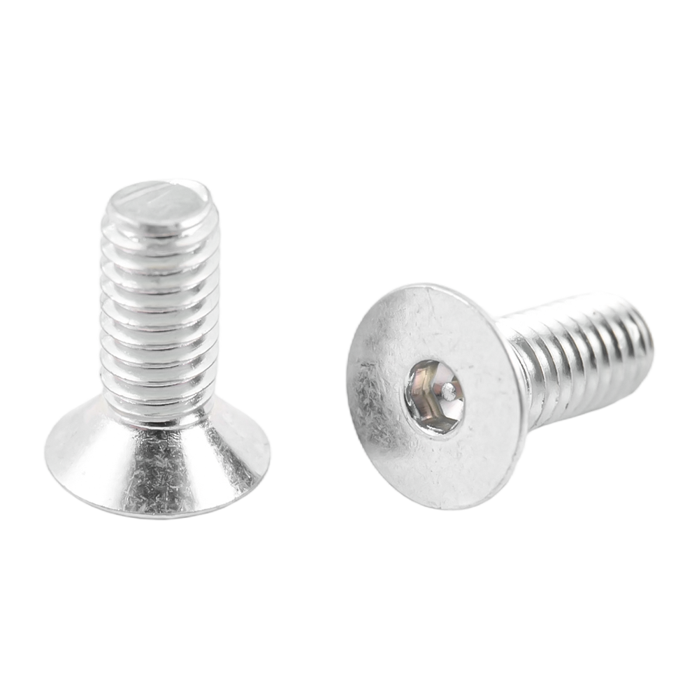 Stainless steel counterusnk head hex socket with pin security screws