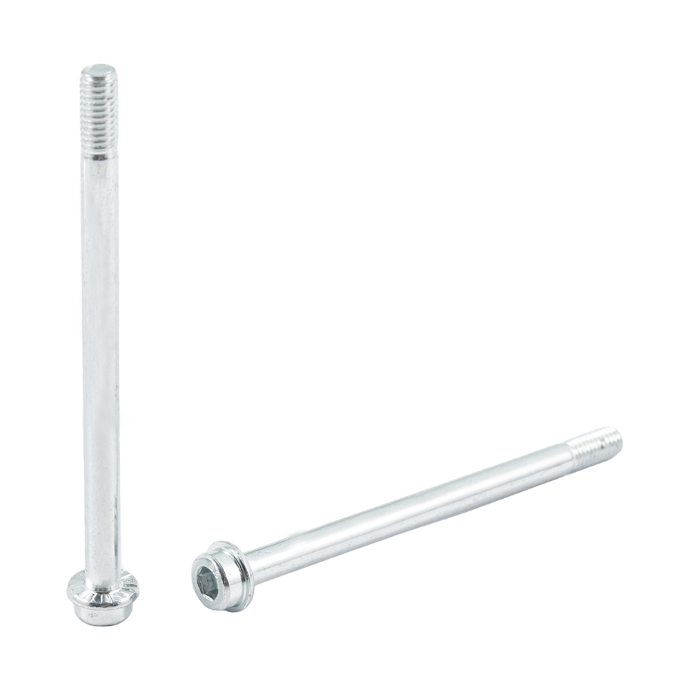 Stainless steel pan head long thread step screws