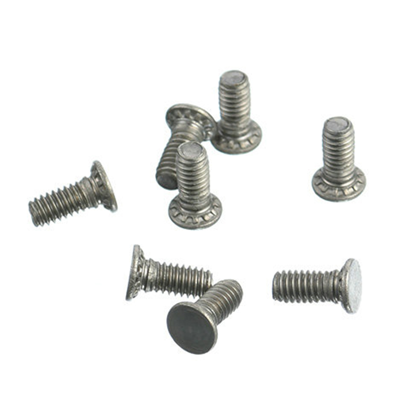 Customized carton steel Pressure riveting screw with nickel plated