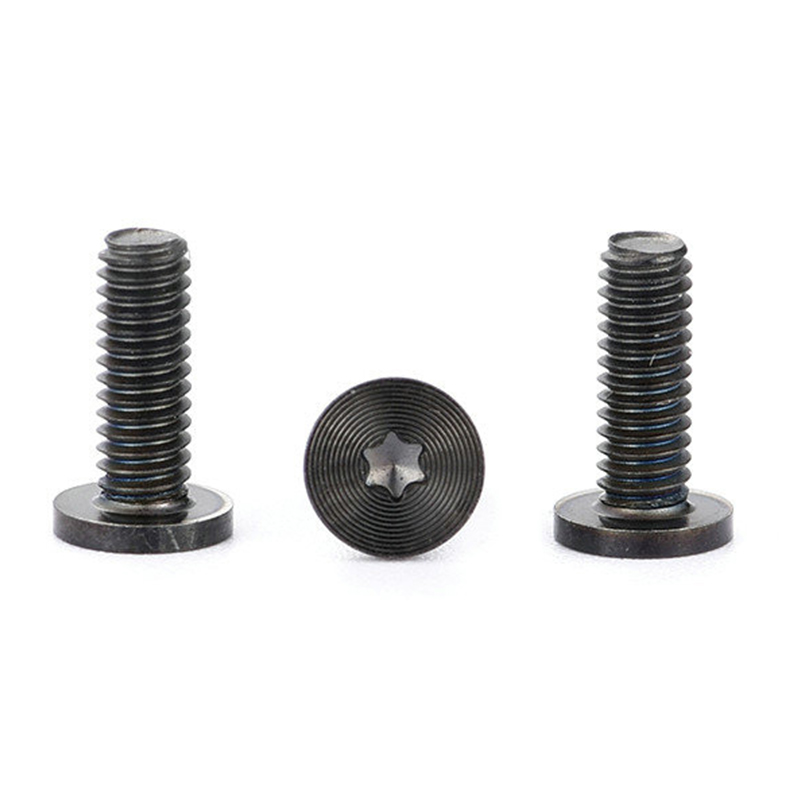 Gloss black thin flat head torx satin brushed screw for Huawei