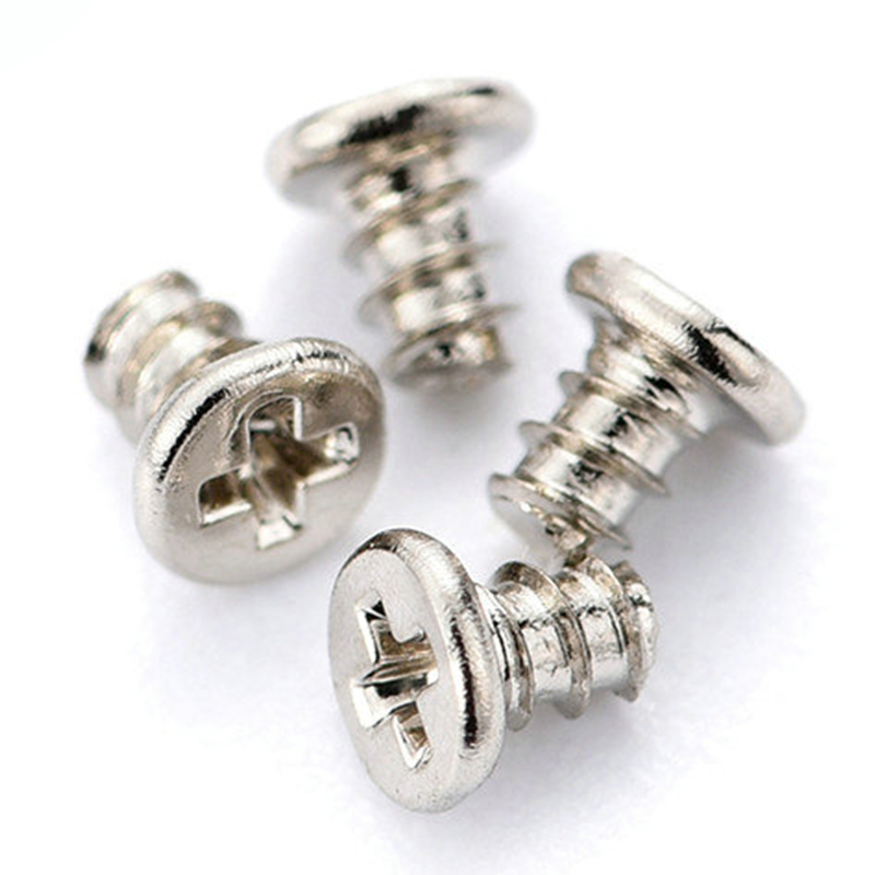 M0.8 M1.0 M1.2 M1.4 M1.7 flat head cross carbon steel  micro self tapping screw