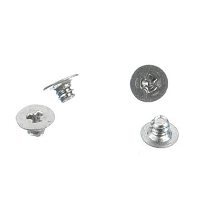 M0.8 stainless steel flat head Y-shape screw with Nylon oatch