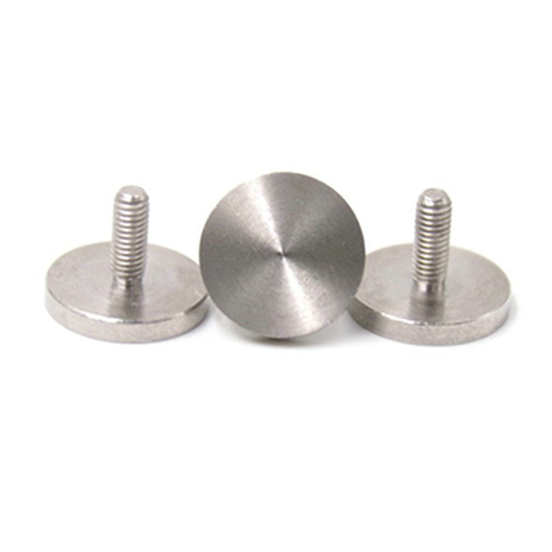 M3 Stainless steel satin brushed big flat head screw