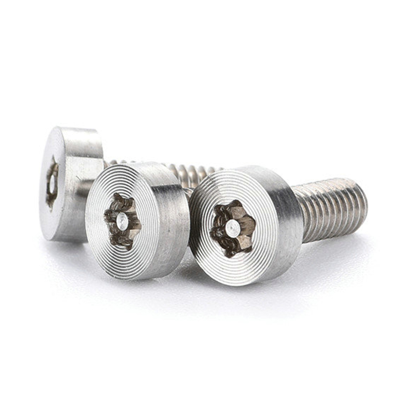 New design stainless steel satin brushed cup head torx screw