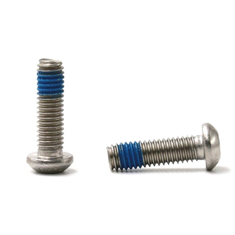 New items button head hex hsocket mini micro screw with nylon patch