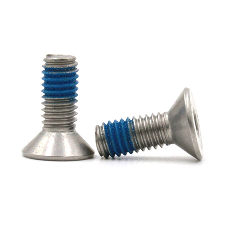 Stainless steel 304 flat countersunk head hex socket micro mini locking screws