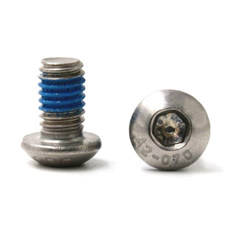 M2 button head socket  small micro screw with Nylon patch