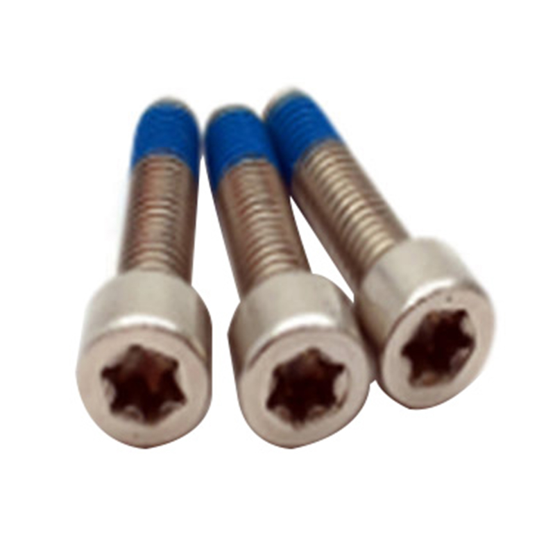 ISO14579 new design m6 torx with pin nylon plated medical screw