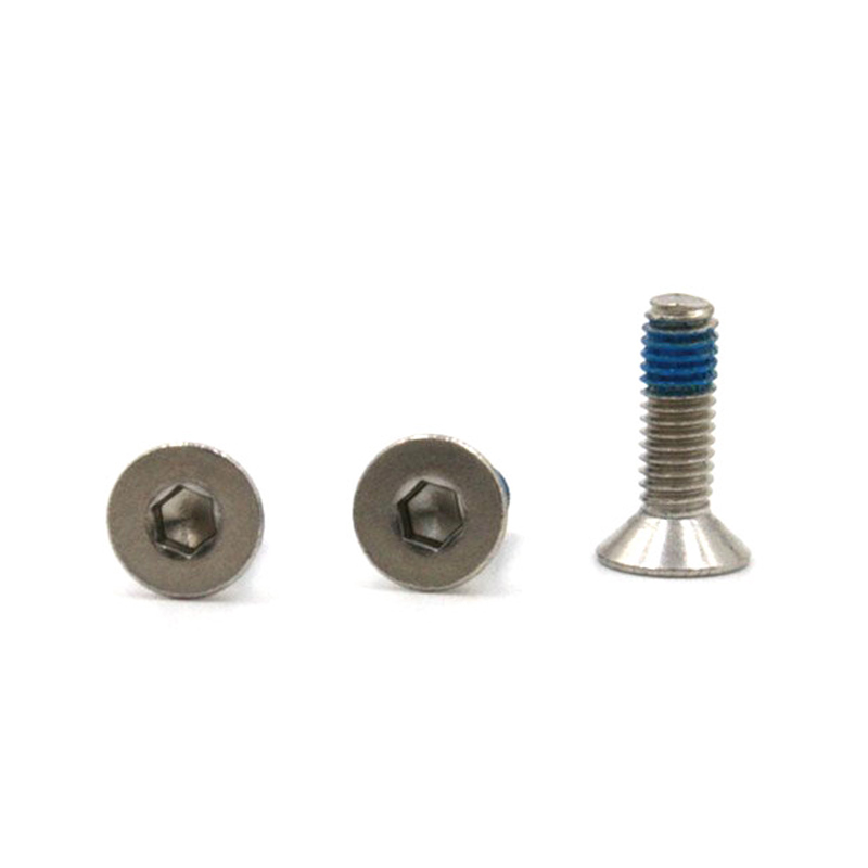 Stainless steel 304 M3 flat countersunk head hex socket micro mini locking screws