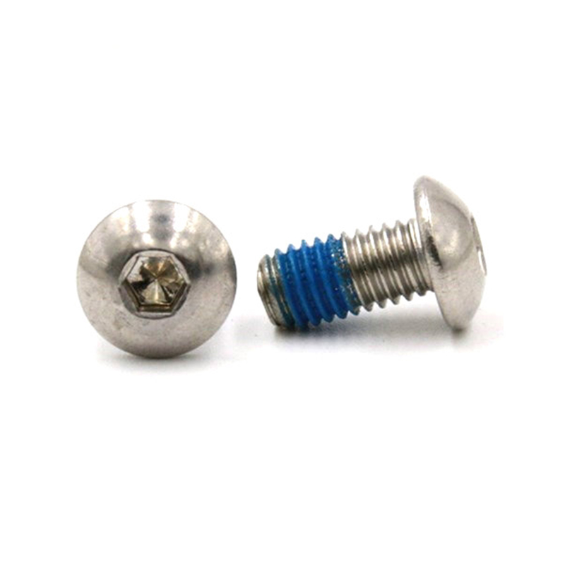 Stainless steel button head hex socket  small micro locking screw