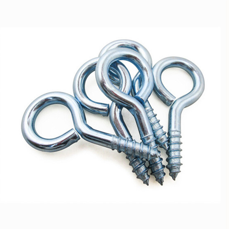 Customized blue zinc plated m3 carton steel mini eye bolt  