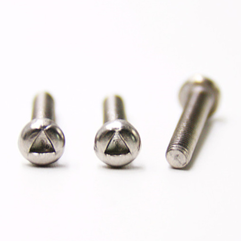 Customized m6 round head trigroove tamper proof screw Customized m6 round head trigroove tamper proof screw