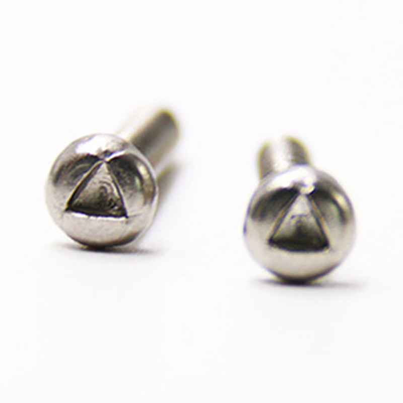 Customized m6 round head trigroove tamper proof screw Customized m6 round head trigroove tamper proof screw