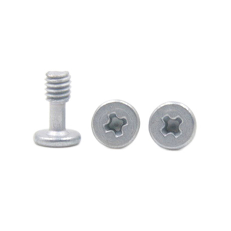 High precision flat head cross captive panel screw