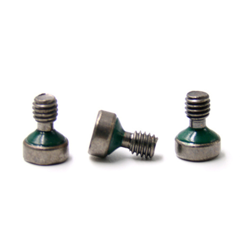 low cup head stainless steel customized m5 half thread security screw 