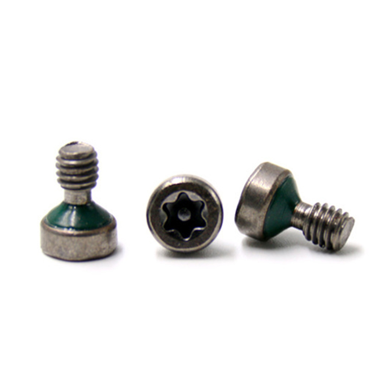 low cup head stainless steel customized m5 half thread security screw low cup head stainless steel customized m5 half thread security screw