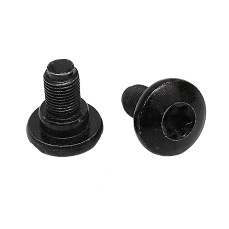 M4 black oxide round head T15 stainless steel step screw