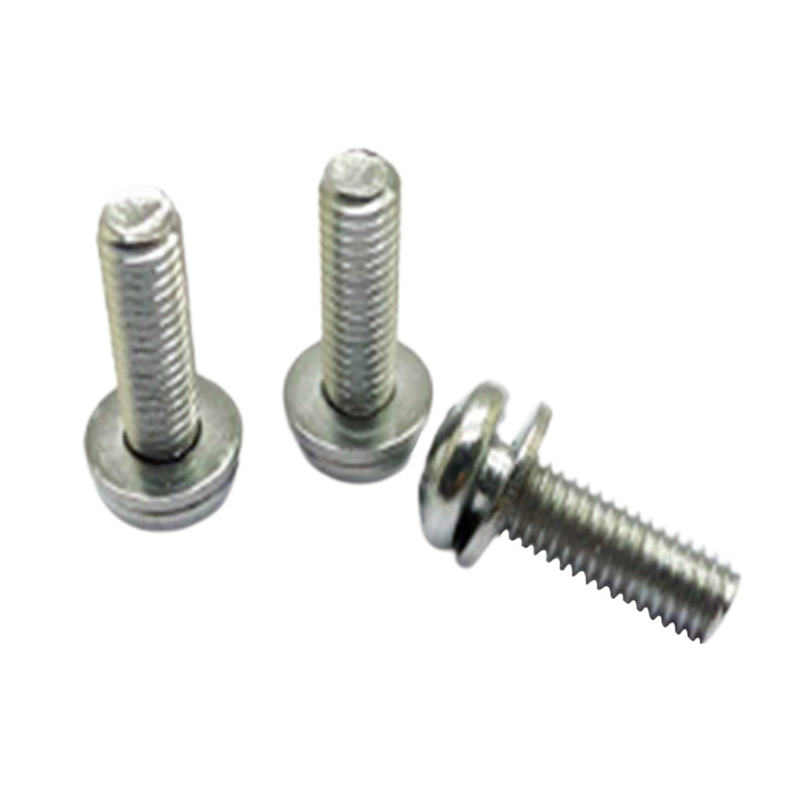New design round head cross stainless steel set screw with washer