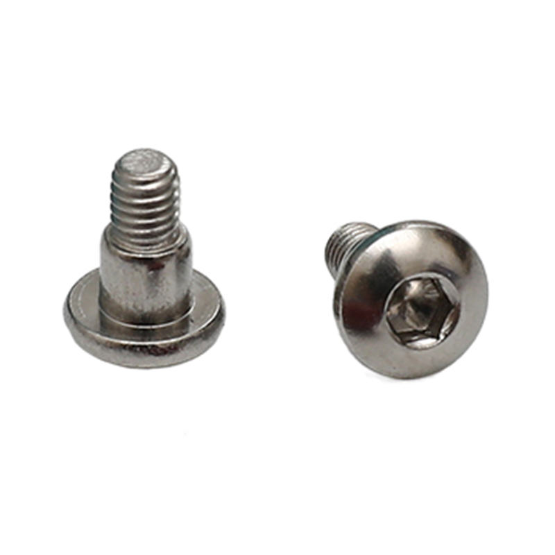 Non standard stainless steel m2 half thread small allen key screw 