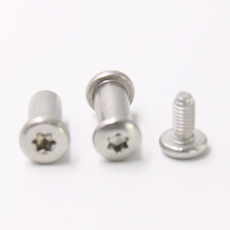 Stainless steel m3 torx head male and female screw for knife