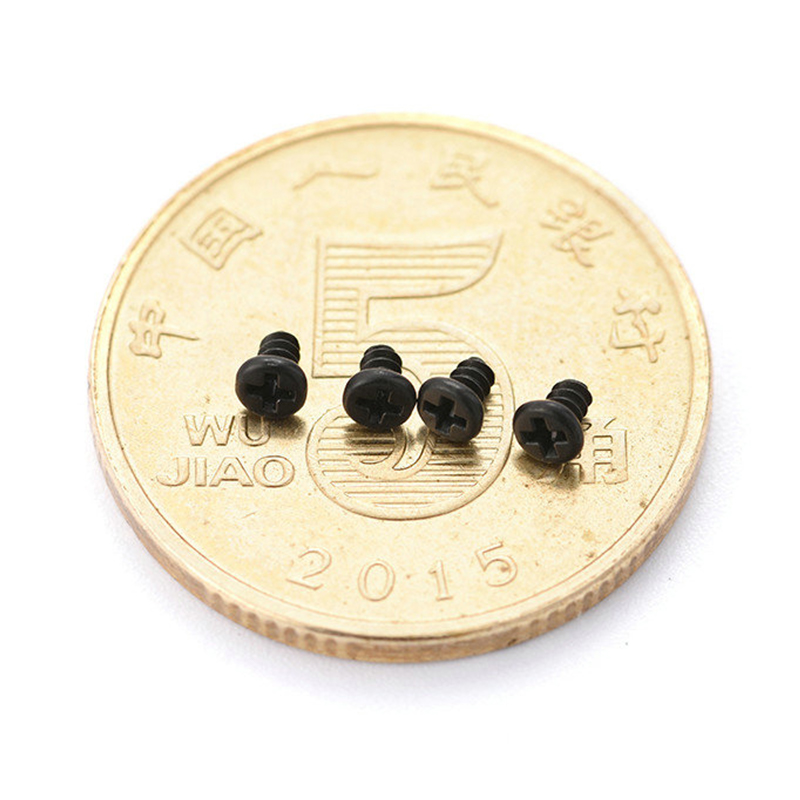 Pan head Cross Carbon Steel M0.8 M1.0 M1.2 M1.4 M1.7 small  Micro mini screw