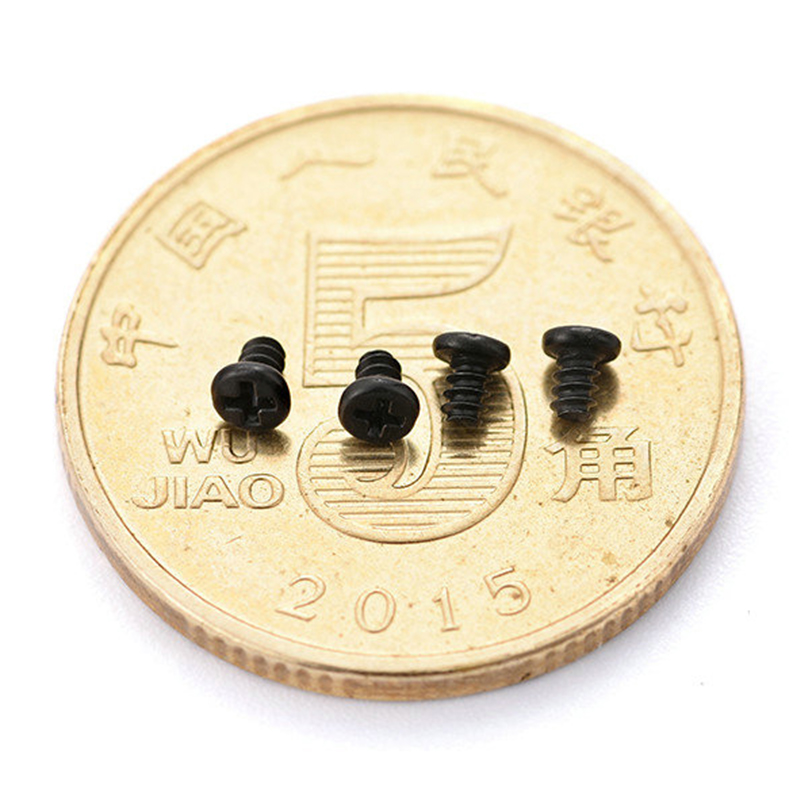 Pan head Cross Carbon Steel M0.8 M1.0 M1.2 M1.4 M1.7 small  Micro mini screw