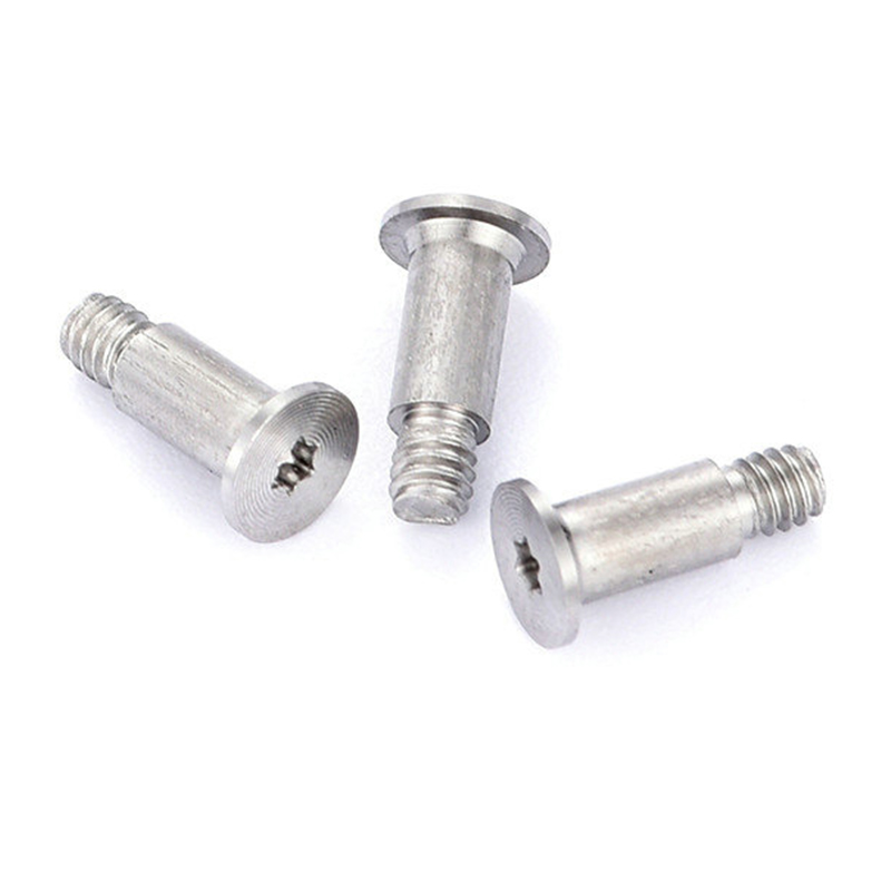 Stainless-steel-flat-head-6-Lobe-CD-pattern-step-screw-for-NOKIA