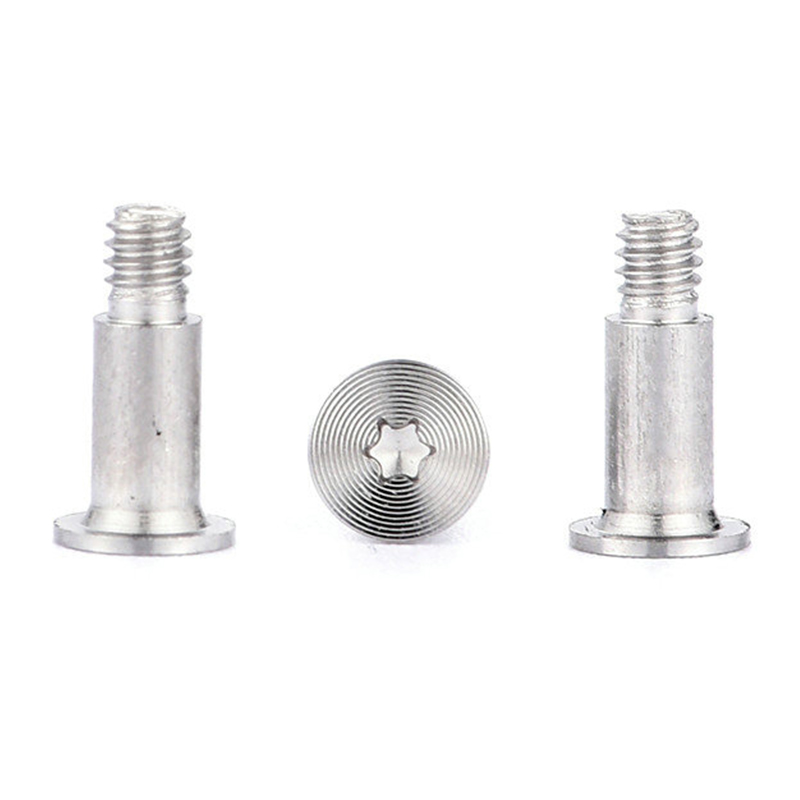 Stainless-steel-flat-head-6-Lobe-CD-pattern-step-screw-for-NOKIA