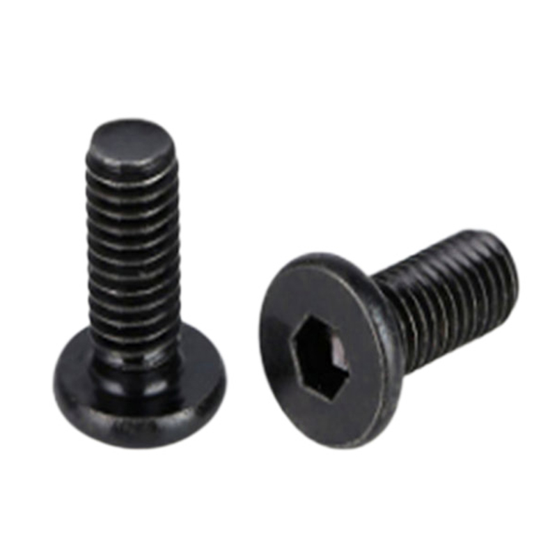 Hot sale black zinc coating m4 hex socket wafer head screw