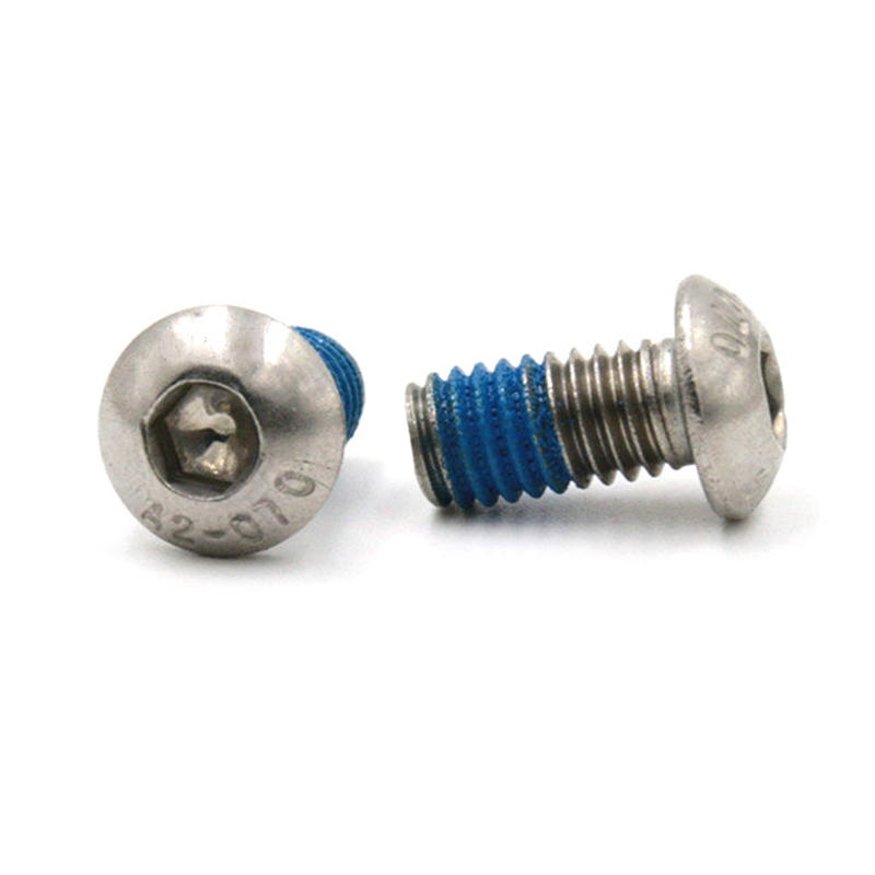 M2 button head hexagon socket micro screw with Nylon patch