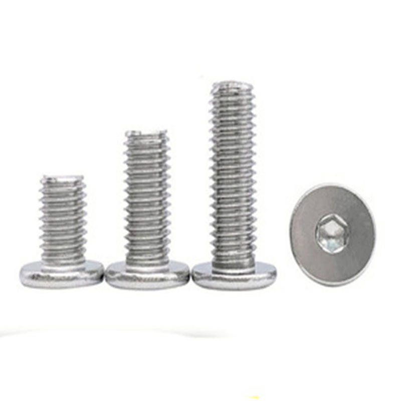 M2 M3 M4 ultra low profile hex socket thin head micro screw