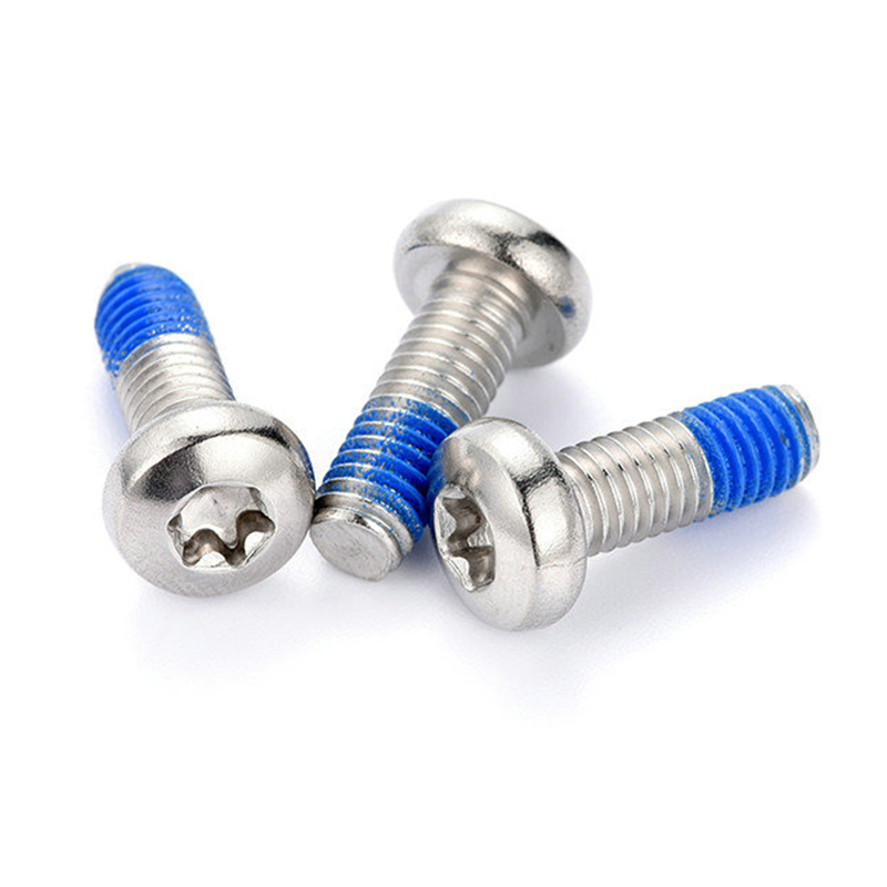 M3 Round head torx machine screw with Nylon patch