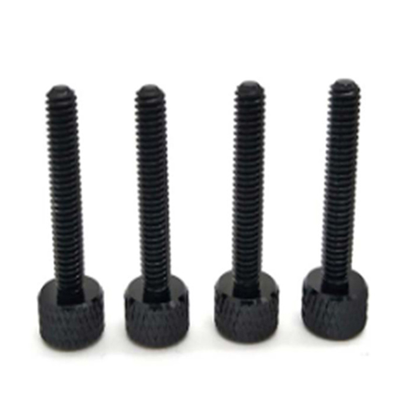 wholesale carbon steel knurled hand knob knurling cup head thumb screw