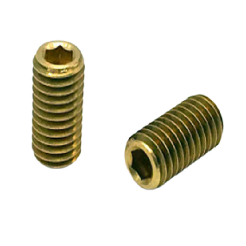 Din 944 standard brass metric thread small grub set screw