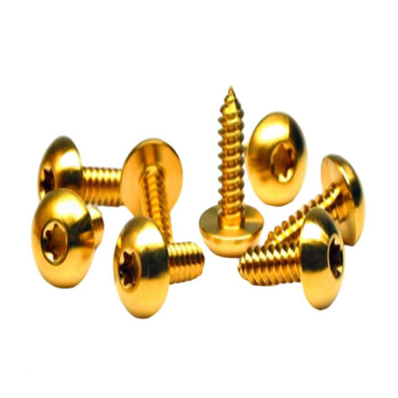 Golden color titanium pan head torx screw Golden color titanium pan head torx screw